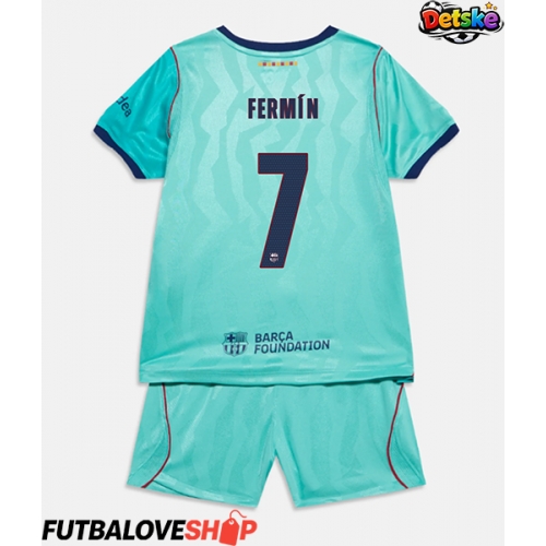 Dres Barcelona Fermin Lopez #7 Tretina pre deti 2026-27 Krátky Rukáv (+ trenírky)